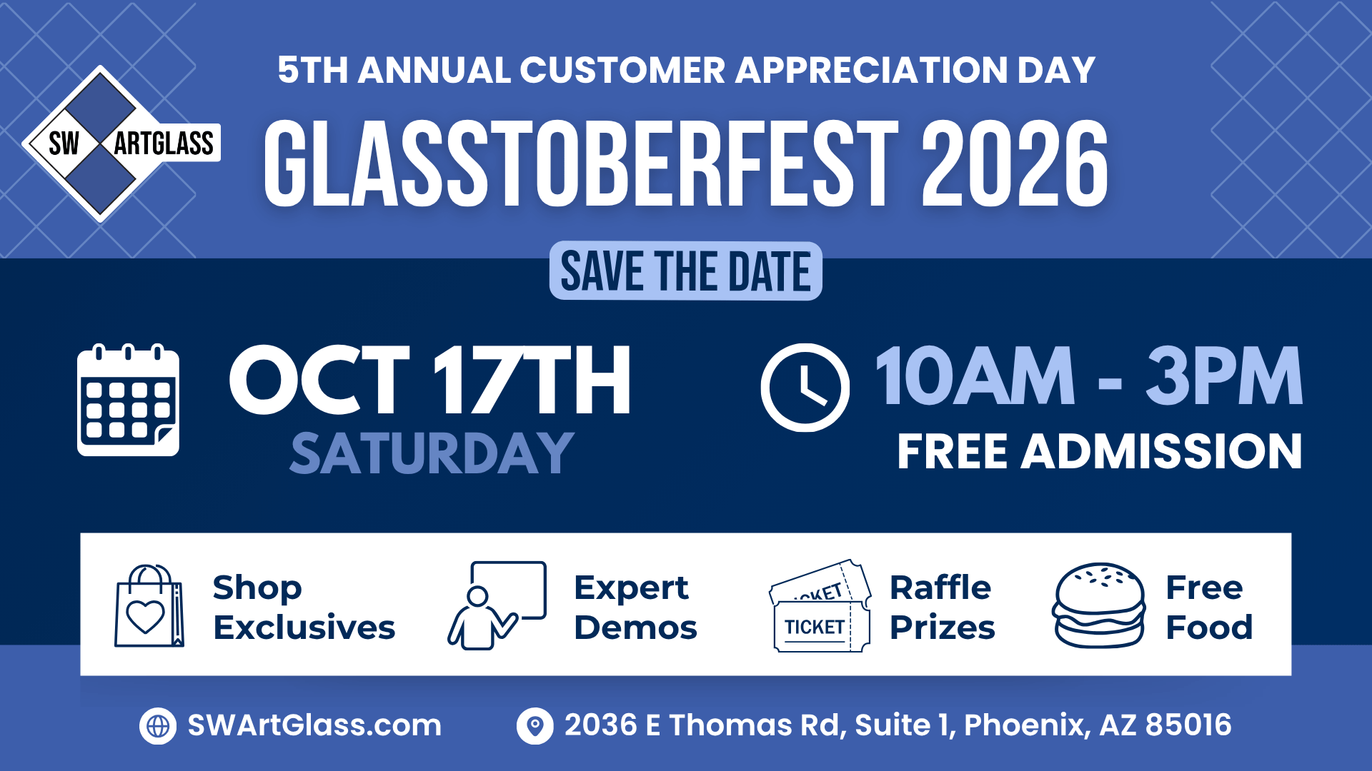 SW Art Glass 5th Annual Glasstoberfest